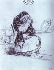 Goya, 'Until death', from the 'Witches and old women' album, late 18th to early 19th century.